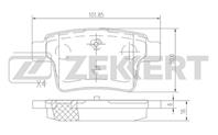 Колодки торм. диск. зад Ford Mondeo III 00-, Jaguar X-Type (X400) 01-