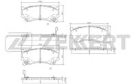 Колодки торм. диск. перед Nissan Almera (N15) 95-, Pulsar (N15) 95-, Sunny (B15) 98-