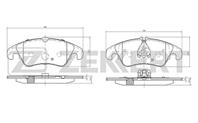 Колодки торм. диск. перед Audi A4 IV 07-, A5/S5 07-, A6 III, IV 09-, A7 10-, Q5 08-