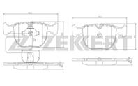 Колодки торм. диск. перед BMW 5 (E39) 96-, 7 (E38) 94-, X3 (E83) 94-, X5 (E53) 00-