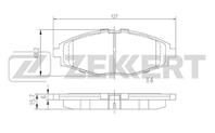 Колодки торм. диск. перед Chevrolet Spark (M100, M200) 00-, Daewoo Lanos (KLAT) 97-, Matiz (M100) 98-