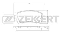 Колодки торм. диск. перед Subaru Forester (SF) 97-, Impreza (GC, GF, GD, GG) 94-, Outback (BE,BH) 00-