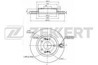 Диск торм. перед. Suzuki SX4 (JY) 13-