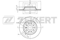 Диск торм. перед. Audi TT 14-  VW Golf Sportsvan 1