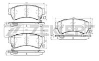 Колодки торм. диск. перед Mazda 6 I, II 07-