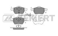 Колодки торм. диск. перед. с датчиком Ford Galaxy 