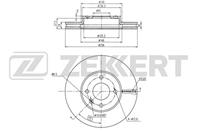 Диск торм. перед. Chevrolet Aveo (T300) 11-