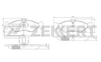 Колодки торм. диск. зад MB Sprinter (901, 902, 903) 95-, VW LT 28-35 II, 28-46 II 96-