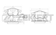 Колодки торм. диск. перед Audi 100 III, IV 90-, A6 94-