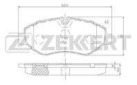 Колодки торм. диск. перед Iveco Daily III-V 02-, VW Crafter 30-35, 30-50 13-