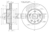 Диск торм. перед. Porsche Caynne (955) 07-, VW Touareg I, II 02-