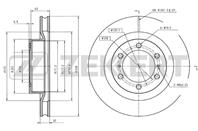 Диск торм. перед. Lexus GX400/460 09-, Toyota Land Cruiser Prado 150 09-