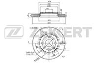 Диск торм. перед. Citroen C1 (PM, PN) 05-, Peugeot 107 05-, 108 14-, Toyota Aygo (KGB1, WNB1) 05-