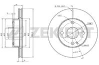 Диск торм. перед. Mazda 323 III-V 89-, MX-5 (NA) 90-