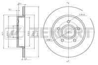 Диск торм. зад. Ford C-Max I 07-, II 04-