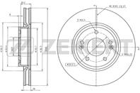 Диск торм. перед. Hyundai i40 11-, ix35 10-, Sonata V, VI 04-, Tucson 04-, Kia Carens IV 13-, Optima III 10-, Rio III 11-, Sportage III 10-