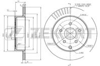 Диск торм. зад. Infiniti FX (S50, S51) 02-, G (V35, V36) 02-, Q50 (V37) 13-, Nissan Murano (Z50, Z51) 02-