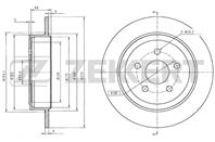 Диск торм. зад. Chrysler Sebring (JR) 01-, Stratus (JA, JX) 95-