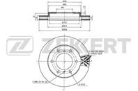 Диск торм. перед. Mitsubishi Pajero III, IV 00-, Pajero Classic 02-