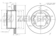 Диск торм. зад. MB Sprinter 4-t 96-, Vario 96-, VW LT 28-35 II, LT 28-46 II 96-