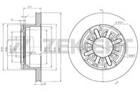 Диск торм. зад. Iveco Daily I, II 78-, III, IV 99-, V 11-