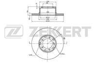 Диск торм. перед. MB T1 (601  602) 77-  T2  68-