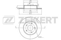 Диск торм. зад. Nissan Almera Tino (V10) 00-, Primera (P12) 01-