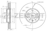 Диск торм. перед. Mitsubishi Galant IV, V 87-, Opel Vectra B 95-, Saab 900 II 93-, 9-3 98-, 9-5 97-