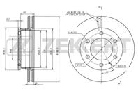 Диск торм. перед. Mazda B-Serie IV 99-, BT-50 06-