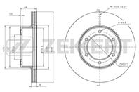 Диск торм. перед. Great Wall Safe 02-, Toyota 4Runner I, II 84-, Hilux V, VI 88-