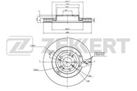 Диск торм. перед. MB GL-Class (166) 12-  GLE (166 