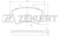 Колодки торм. диск. перед Nissan Interstar (X70) 02-, Opel Movano 98-, Renault Master II 98-