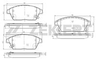 Колодки торм. диск. перед Chevrolet Cruze (J300) 09-, Orlando (J309) 11-, Opel Astra J 09-, Zafira C 11-