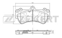 Колодки тормозные дисковые передние BS2449 от компании Zekkert