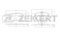 Колодки торм. диск. перед MB C-Class (202) 93-, CLK (208) 97-, E-Class (210) 95-, S-Class (140) 92-