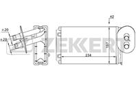 Радиатор отоп. VW Transporter IV 90-