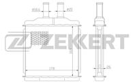 Радиатор отоп. Chevrolet Lacetti (J200) 05-, Daewoo Nubira (KLAN) 03-