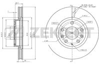 Диск торм. перед. Mazda CX-7 (ER) 06-