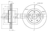 Диск торм. перед. NISSAN Teana (J32) 08-