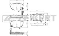 Колодки торм. диск. зад Hyundai Elantra 00-, Lantra I, II 90-, Tiburon II 06-