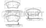 Колодки тормозные дисковые передние BS2437 от фирмы Zekkert