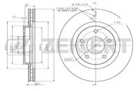 Диск торм. перед. Chrysler Sebring (JS) 07-, Dodge Caliber 06-, Mitsubishi ASX (GA) 10-