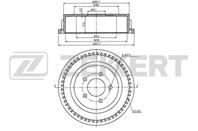 Барабан торм. зад. Chrysler Voyager III-V 95-  Dod