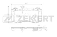 Колодки торм. диск. передн. MB CLS (218) 11-  E-Cl