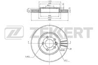 Диск тормозной перед. Rover 75 (RJ) 99-