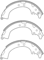 Барабанные тормозные колодки FT1195 от производителя FIT