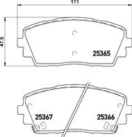 NP6065_колодки дисковые передние! KIA Picanto 1.0/1.0 Bi-Fuel/1.2 11>