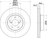 Диск тормозной передн.FORESTER  9-2X Kombi  FR-S Coupe  BRZ  EXIGA  FORESTER (SF)  FORESTER (SG)  F...