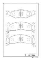 D11178m-01_=600 02 !колодки дисковые п. kia sportage 2.0/2.2 4wd &lt98