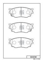 D3101m-01_=800 12=fdb1557 !колодки дисковые п. mazda 626 gw 97-02/famila 98-03